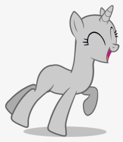 Happy Unicorn Pony Jumping - My Little Pony Base, HD Png Download, Transparent PNG
