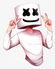 Marshmello Drawing Clipart Png Download Alone Marshmello