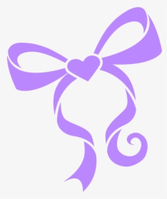 Purple Ribbon Clip Art - Fondos De Minnie Color Purpura, HD Png Download, Transparent PNG