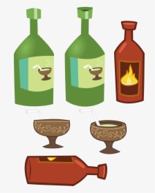 Vector Freeuse Download Ponyville Drinks By The - Mlp Drink Png, Transparent Png, Transparent PNG