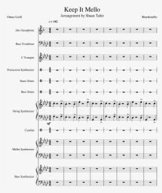 Keep It Mello Sheet Music Composed By Marshmello - Everlasting Love Love Affair Sheet Music, HD Png Download, Transparent PNG