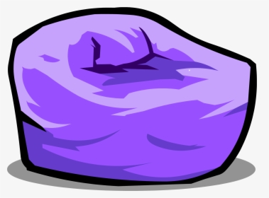 Banner Free Stock Image Purple Beanbag Chair - Bean Bag Chair Clipart, HD Png Download, Transparent PNG