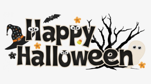 Solid Purple Halloween Clipart Banner Free Spooky Cliparts - Happy Halloween Clipart, HD Png Download, Transparent PNG