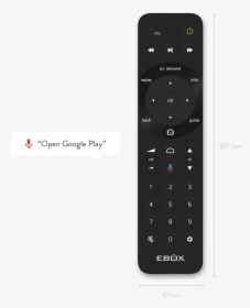 Ebox Tv Remote Control - Ebox Tv, HD Png Download, Transparent PNG