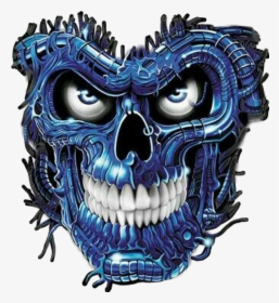 Skullart Biomechanical Skull Horror Evil - Skull Prepaid Cards, HD Png Download, Transparent PNG