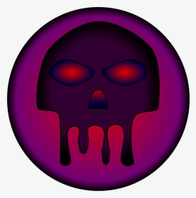 Evil Skull By Boomershin On Clipart Library - Skull, HD Png Download, Transparent PNG