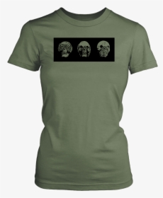 Skull No Evil Tee - T-shirt, HD Png Download, Transparent PNG