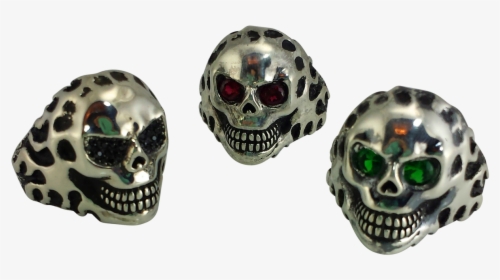 Sinister Grin Skull Biker Ring With Oxidized Silver - Skull, HD Png Download, Transparent PNG