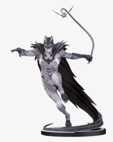 Batman Black And White Statue By Kenneth Rocafort, HD Png Download, Transparent PNG