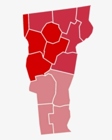Vermont Gubernatorial Republican Primary, 2018 - Vermont Election Results By County, HD Png Download, Transparent PNG