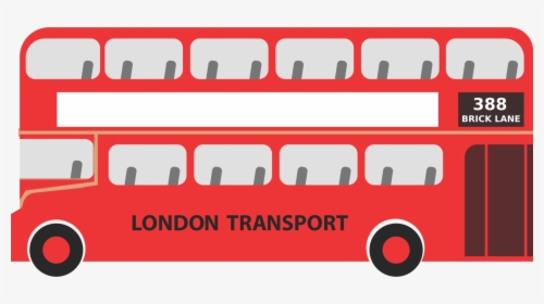 Area,text,brand - Double Decker Bus London Clipart, HD Png Download, Transparent PNG