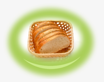 Transparent Slice Of Bread Png - Basket With Bread Png, Png Download, Transparent PNG