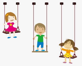 Child Swinging Clipart Transparent Background, HD Png Download, Transparent PNG