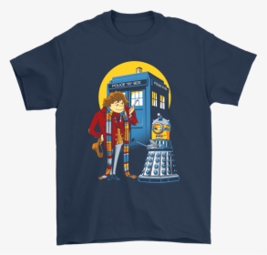 Gru Doctor Who And Minion Dalek Shirts - Rick And Morty Adidas, HD Png Download, Transparent PNG