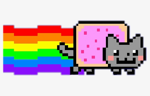 Poptart Clip Art - Nyan Cat Transparent Background, HD Png Download, Transparent PNG