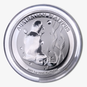 1 Oz Platypus Platin Coin Capsule - Silver, HD Png Download, Transparent PNG