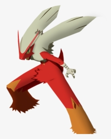 Blaziken Render - Illustration, HD Png Download, Transparent PNG