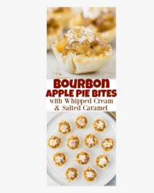 Bourbon Apple Pie Bites With Whipped Cream & Salted - Peanut Butter Cookie, HD Png Download, Transparent PNG