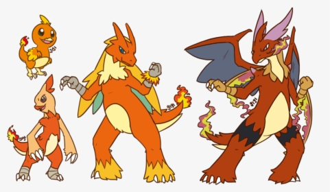Charmander And Torchic Fusion, HD Png Download, Transparent PNG