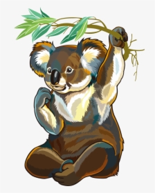 Vector Australia Animals Of Platypus Raccoon Koala - Australian Animal No Background, HD Png Download, Transparent PNG