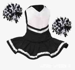 Whatzupwiththat ® Bearwear Cheerleader Outfit - Cheerleader Outfit Black And White, HD Png Download, Transparent PNG