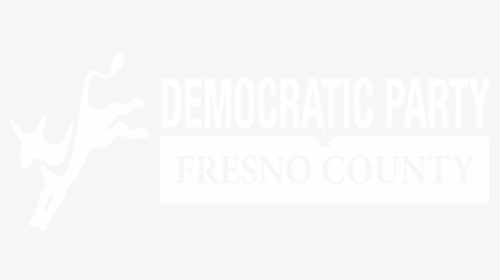 Fresno County Dems Logo Wht - Poster, HD Png Download, Transparent PNG