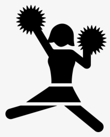 American Football Cheerleader Jump - Prescot Primary School Logo, HD Png Download, Transparent PNG