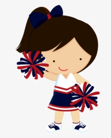 Baby Cheerleader Clipart - Cheerleader Cute Clipart, HD Png Download, Transparent PNG