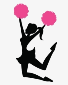 Transparent Cake Silhouette Png - Cheerleading, Png Download, Transparent PNG