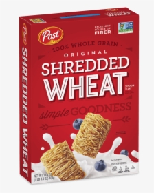 Post Shredded Wheat Original Box - Post Foods, HD Png Download, Transparent PNG