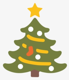 Christmas Tree Emoji Google, HD Png Download, Transparent PNG