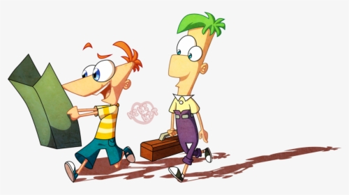 Phineas Flynn Ferb 2 Perry The Platypus Candace - Phineas And Ferb Writing, HD Png Download, Transparent PNG