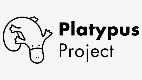 The Platypus Project Logo, With A Simple Line Drawing, HD Png Download, Transparent PNG