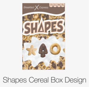 Cereal Box Design For Shapes Cereal - Poster, HD Png Download, Transparent PNG