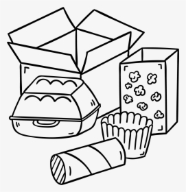 Boxes With Junk Deawing, HD Png Download, Transparent PNG