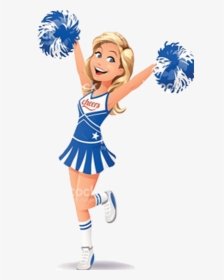 Cheerleader Illustration Png, Transparent Png, Transparent PNG