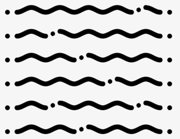 The Icon For Sea Waves Is Three Lines That Are Drawn - Plot, HD Png Download, Transparent PNG