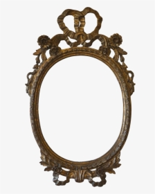 Image Transparent Antique Hand Carved Italian Bow Oval - Old Mirror Hand, HD Png Download, Transparent PNG