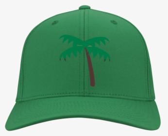 Palm Tree Emoji Stc10 Sport-tek Dry Zone Nylon Cap - Baseball Cap, HD Png Download, Transparent PNG