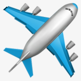 ❁ Airplane Emoji ✈ Airplane Sky Emoji Emoticon Iphone - Transparent Background Airplane Emoji, HD Png Download, Transparent PNG