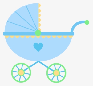 Blue Baby Carriage Clipart, HD Png Download, Transparent PNG