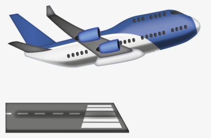 Airplane Taking Off Emoji, HD Png Download, Transparent PNG