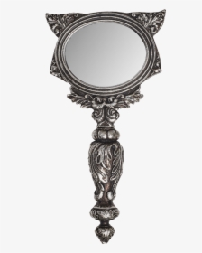 Sacred Cat Hand Mirror - Alchemy Gothic Sacred Cat Hand Mirror, HD Png Download, Transparent PNG