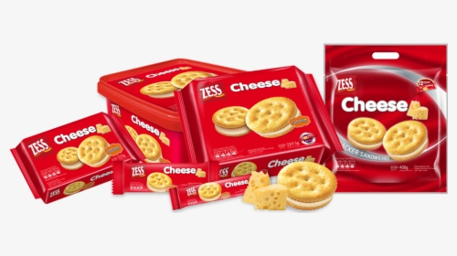Zess Cracker Sandwiches Cheese - Biscuit, HD Png Download, Transparent PNG