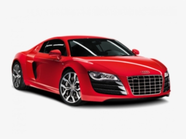 Red Audi - Audi R8 V10, HD Png Download, Transparent PNG