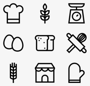 Bakery - Vector Food Icon Png, Transparent Png, Transparent PNG