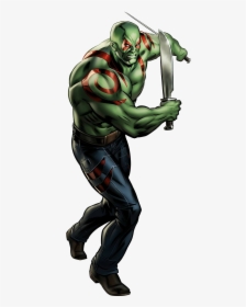 Drax Png Free Download - Drax Marvel Avengers Alliance, Transparent Png, Transparent PNG