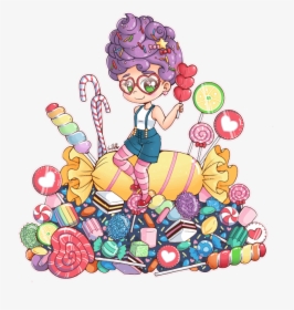 Candy Pile Png - Pile Of Candy Cartoon, Transparent Png, Transparent PNG