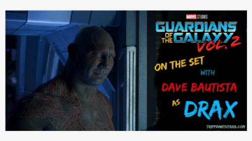 Drax On The Set Of Guardians Of The Galaxy Vol - Poster, HD Png Download, Transparent PNG