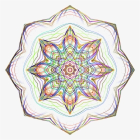 Prismatic Geometric Mandala 2 No Background Clip Arts - Fractal Art, HD Png Download, Transparent PNG